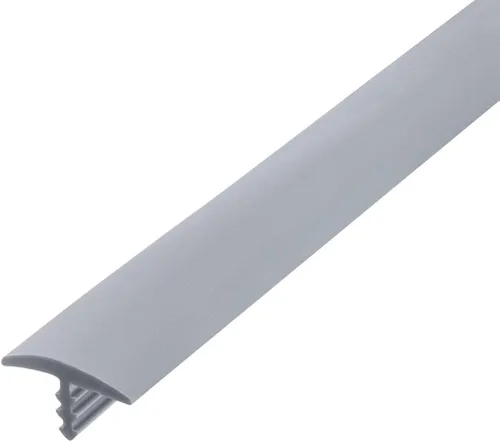 Vista 16 de Outwater T-molding plástico del 1/2 pulgada de la almendra flexible centro del centro de la púa que moldea la bobina de 25 pies