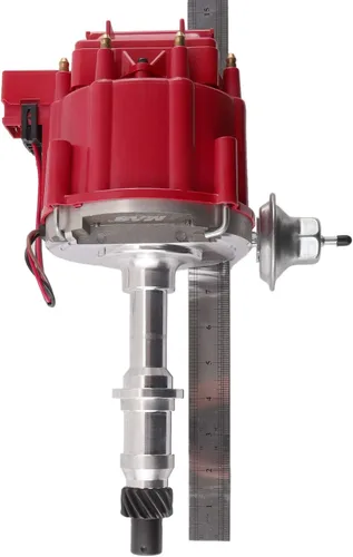 Vista 5 de MAS Distribuidor de encendido con tapa y rotor 1040011 65K bobina bloque pequeño compatible con Pontiac 301ci 326ci 350ci 389ci 400ci 421ci 428ci