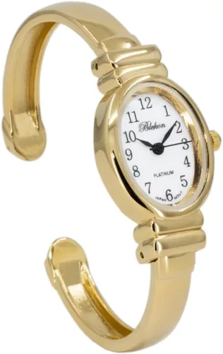 Vista 3 de Blekon Elegante reloj de pulsera para mujer, esfera de madreperla, caja pulida, perfecta para muñecas pequeñas, sofisticados relojes para mujer