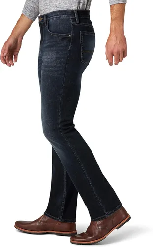 Vista 4 de Wrangler Authentics Jean de pierna recta ajustada para hombre