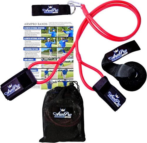 Vista 11 de Arm Pro Bands - Bandas de entrenamiento de resistencia y softbol de béisbol, equipo de fuerza de brazo, lanzamiento y acondicionamiento, disponible