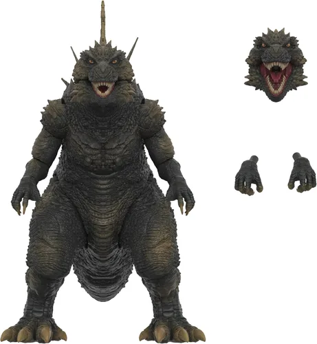 Vista 15 de Super7 ¡ULTIMATES! Toho HeiSei M.O.G.U.E.R.A. - Figura de acción de Toho Godzilla de 8 pulgadas con accesorios, coleccionables de películas clásicas