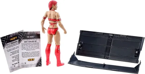 Vista 2 de WWE NXT Takeover - Figura de acción de Eva Marie con tarjeta de coleccionista Topps