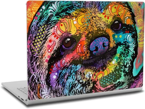 Vista 8 de Head Case Designs Calcomanía de vinilo con licencia oficial de Dean Russo Buldog Francés Animales compatible con Microsoft Surface Book 2