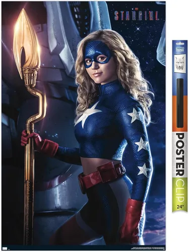Vista 17 de Trends International DC Comics TV Stargirl - Póster de pared de arte clave, 22.4 pulgadas de largo x 14.7 pulgadas, versión enmarcada de madera