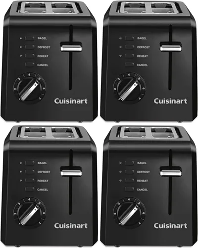 Vista 7 de Cuisinart Tostadora compacta, 7 ajustes de sombra, capacidad de 2 rebanadas