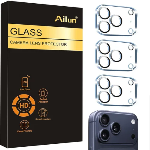 Vista 12 de Ailun - Protector de lente de cámara para iPhone 13 Pro y iPhone 13 Pro Max, vidrio templado, dureza 9H, ultra HD, antiarañazos, fácil de instalar