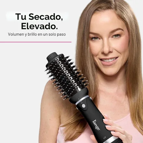 Vista 7 de L'ANGE HAIR VolumeBoost 60mm 2-en-1 Cepillo Secador Voluminizador Cerámico Secado Rápido y Estilo para Peinados Voluminosos Sin Frizz Barril