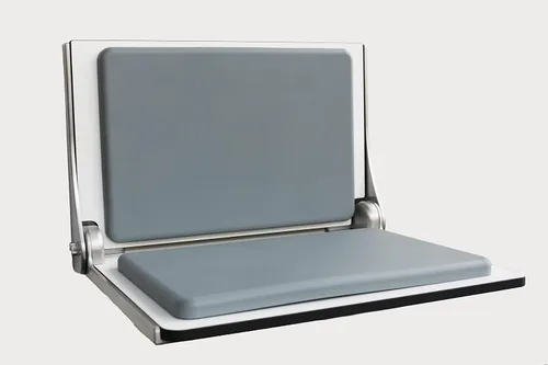 Vista 7 de Cojín de espuma para asiento de ducha, impermeable y antideslizante, fácil de limpiar, color plateado