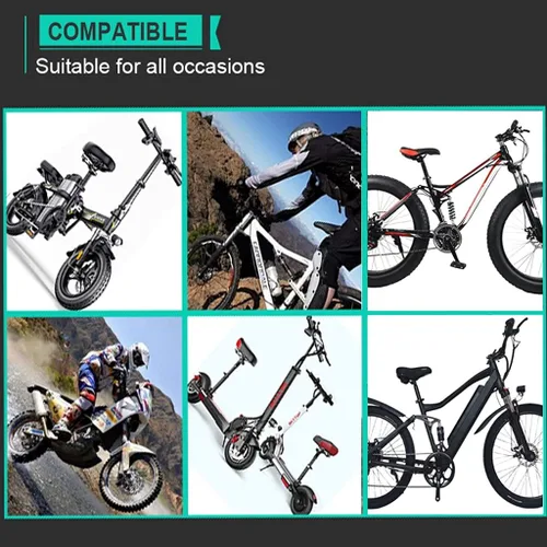 Vista 7 de Amortiguadores de resorte para bicicleta WHQ 125mm 150mm 165mm 190mm MTB XC de montaña con amortiguación trasera para bicicleta eléctrica