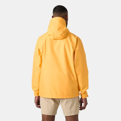 Vista 4 de Helly-Hansen Seven J - Chaqueta impermeable resistente al viento transpirable para hombre Sorbete de naranja 320