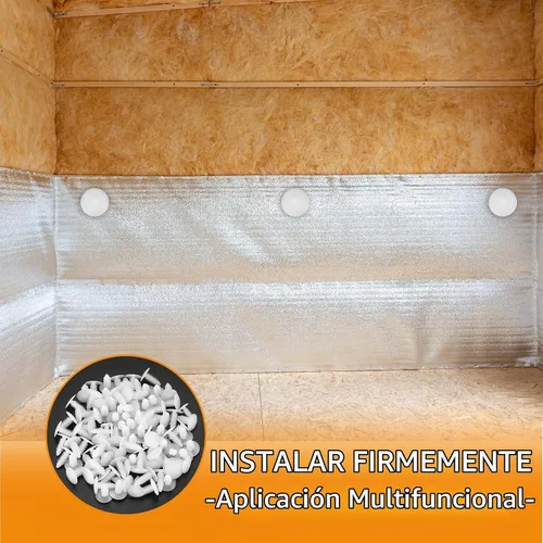 Vista 6 de 210 piezas de clips de sujeción para parachoques de coche, clips de sujeción de 1" para parachoques de coche para barrera de vapor, clips