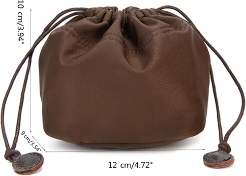 Vista 5 de Nylon Inner Bag Organizer Insert Shoulder Crossbody Drawstring For Bucket