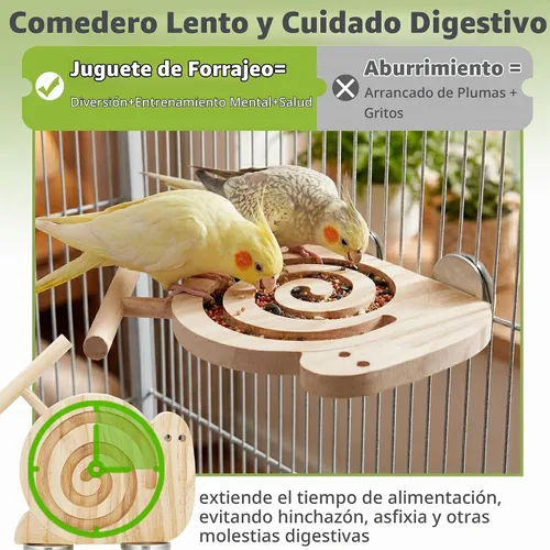 Vista 2 de Juguetes de búsqueda de aves con perca, para principiantes y mayores
