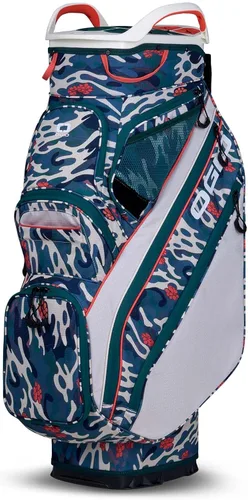 Vista 8 de OGIO Golf Silencer Cart Bag Rojo/Blanco/Azul