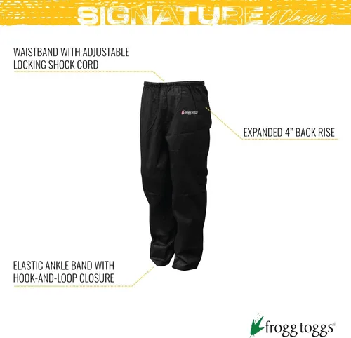 Vista 2 de FROGG TOGGS Womens Classic Pro Action Waterproof Breathable Rain Pant