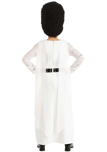 Vista 2 de Vestido de Disfraz de Novia de Frankenstein Moderna para Niña Multicolor