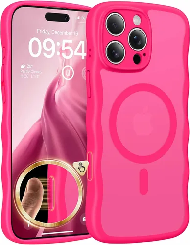 Vista 23 de TAURI Funda para iPhone 16 para mujeres y niñas, con control de cámara, [compatible con Masafe], funda Wave para iPhone 16 de 6.1 pulgadas