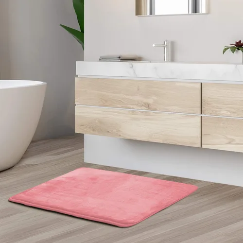 Vista 107 de Clara Clark Alfombra de Baño 24" x 17" - Alfombras de Baño, Tapete de Baño de Espuma Viscoelástica, Afelpado, Acogedor, Ultra Suave, Antideslizante