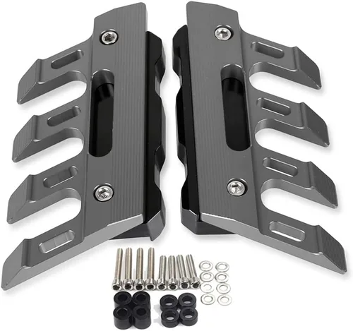 Vista 7 de SCUUBE Para Yamaha MT-09 MT-07 MT03 MT01 Bloque de protección de guardabarros delantero de motocicleta, protector lateral de caída, protector