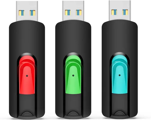 Vista 10 de Aiibe Unidad flash de 32 GB, paquete de 10 unidades flash USB 2.0 de 32 GB