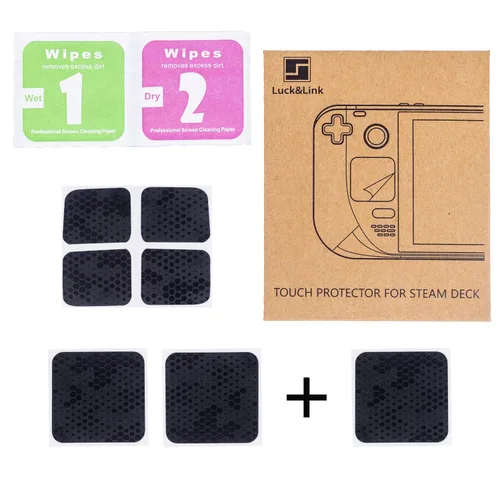 Vista 6 de Touchpad Protector Steam Deck, Touch Pads and Back Buttons Protective Skin Texture Sticker for steam Deck OLED&LCD Touch Trackpads, High end