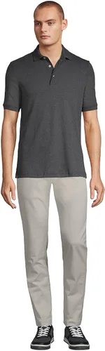 Vista 5 de Lands' End Polo Supima de manga corta para hombre