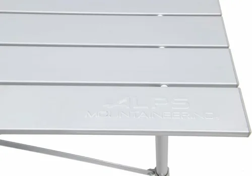 Vista 8 de ALPS Mountaineering Mesa de campamento enrollable de aluminio con configuración rápida y almacenamiento compacto Plata - Nuevo