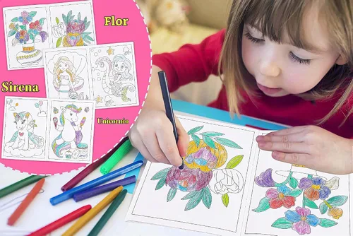 Vista 8 de 28 libros pequeños para colorear para niños a granel: mini calcetines navideños rellenos de bolsas de regalos para Navidad, regreso a la escuela