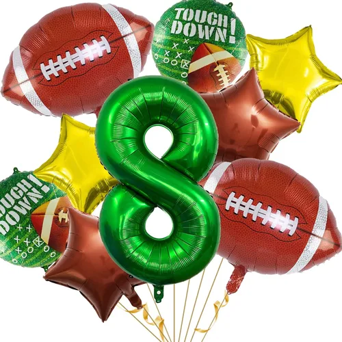 Vista 12 de Set de Globos de Fútbol Decoraciones para Fiesta de Cumpleaños de Fútbol Decoraciones de Partido de Fútbol Tema Deportivo para Cumpleaños