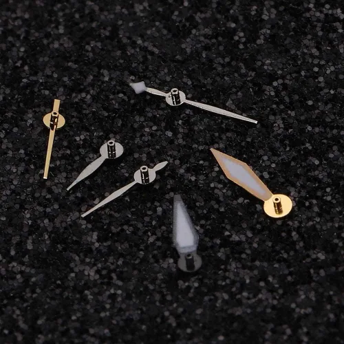 Vista 5 de Piezas de repuesto de mano de reloj Punteros para reloj 7750 Kit de manecillas de reloj Accesorios modificados Movimiento Puntero de reloj
