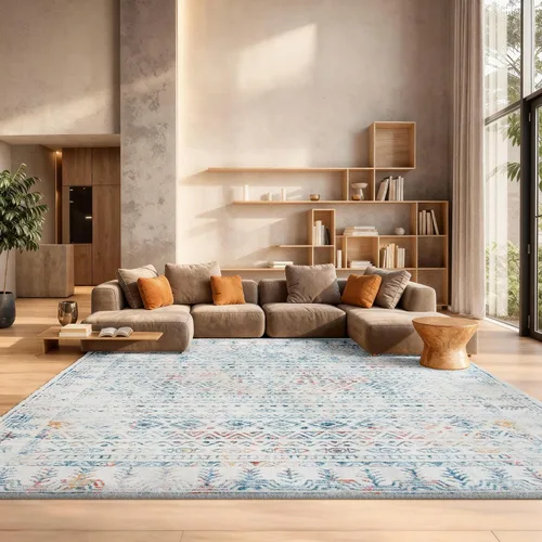 Vista 11 de SAFAVIEH Alfombra de área de 12 x 15 pulgadas, colección Tulum, grande, diseño marroquí bohemio envejecido, no desprende pelusa y fácil de limpiar