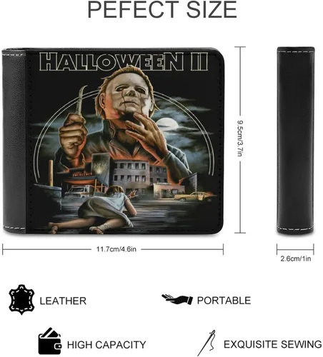 Vista 2 de WalletMens Slimline Billetera delgada de doble pliegue para hombre billetera bi-fold