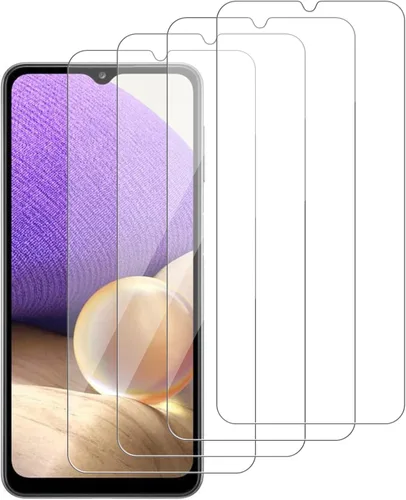 Vista 20 de Paquete de 4 protectores de pantalla de vidrio compatibles para Samsung Galaxy A07 5G / 4G [dureza 9H] - Vidrio templado de pantalla HD, resistente