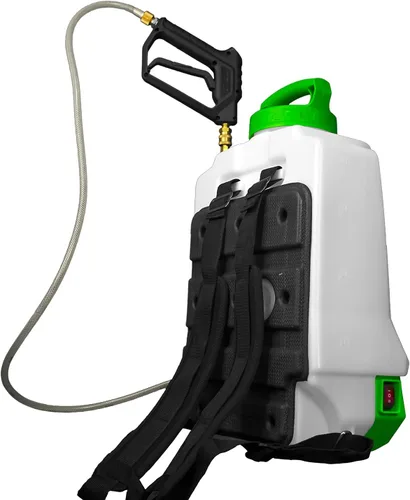Vista 3 de Green Touch Industries QA101 Strom - Mochila eléctrica con batería de 18 voltios para herbicidas, pesticidas y fertilizantes, 4 galones