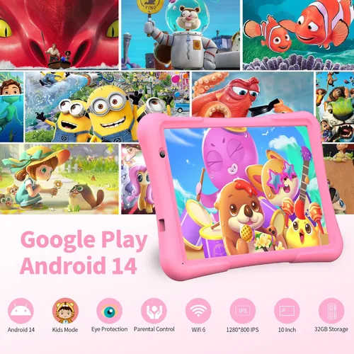 Vista 10 de Tableta para niños de 10 pulgadas, control parental, educativo