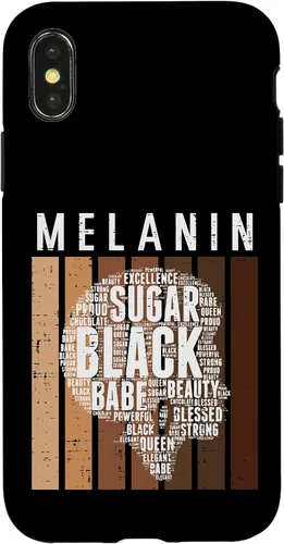 Vista 4 de Funda de regalo para iPhone 14 Melanina Sugar Black Queen Afro African Pride BHM