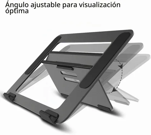 Vista 3 de [Usado] Avantree YS104 - Soporte ajustable de aluminio para portátil y tableta