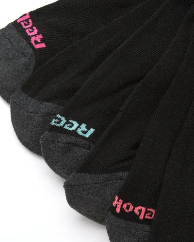 Vista 5 de Reebok Women's Athletic Socks - Performance Cushioned Low Cut Socks (6 Pack)