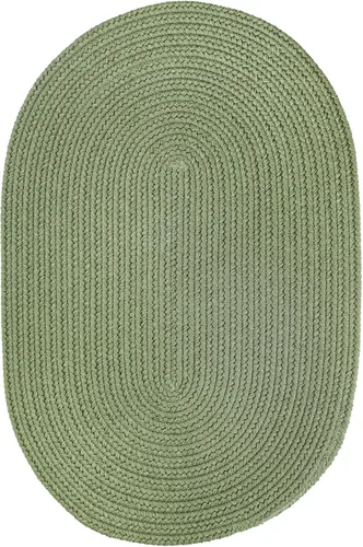 Vista 27 de Tapete de interior/exterior, diseño texturado trenzado, tapete reversible, Sintético, Musgo verde Verde (Moss Green)