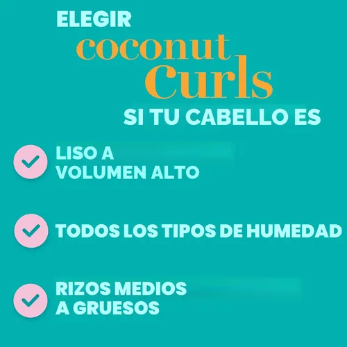 Vista 4 de OGX Locking + Coconut Curls - Mousse cremoso decadente, 7.9 onzas