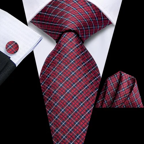 Vista 91 de Dubulle Corbata tejida de cachemira para hombre y gemelos de pañuelo para hombre, conjunto de gemelos para boda formal y negocios