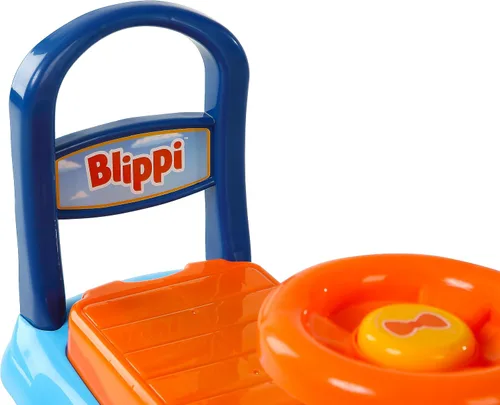 Vista 6 de Blippi NE Basic Ride-On by Dynacraft - Diseño divertido y colorido, perfecto para niños pequeños, resistente y duradero, fácil de montar, ideal