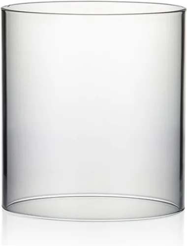 Vista 24 de WGVI Funda para portavelas Hurricane, ancho de 2 pulgadas, altura de 12 pulgadas, portavelas cilíndrico de vidrio transparente, tubo de chimenea