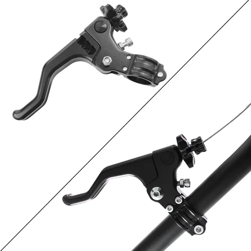 Vista 3 de Palanca de embrague corto para motocicleta de 0.866 in, 7/8 pulgadas, compatible con CRF YZF YZ RMZ DRZ KX KLX EXC 250 450 CFR250R CFR450R CFR450X
