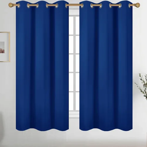 Vista 83 de Diraysid Cortinas opacas beige con ojales para dormitorio, con aislamiento térmico, cortinas de oscurecimiento de habitación, 38 x 54 pulgadas, 2