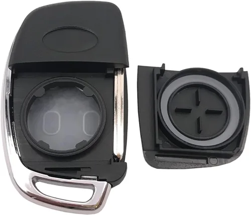 Vista 5 de Funda de repuesto para llave de automóvil con control remoto para Hyundai Sonata Santa Fe (2), Negro