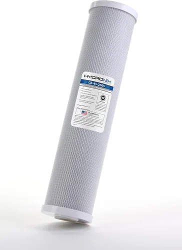 Vista 7 de Hydronix CB-45-2005 NSF Filtro de bloque de carbono de 4.5 pulgadas de diámetro externo x 20 pulgadas de largo, de 5 micrones.