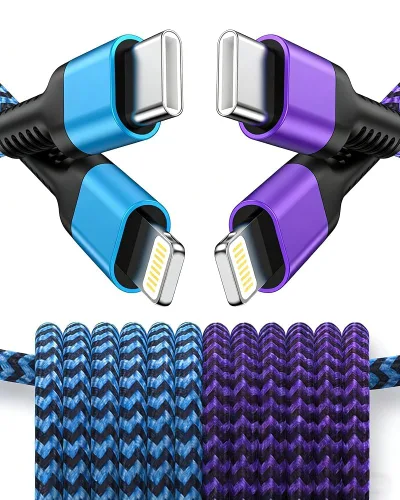 Vista 9 de Cable cargador para iPhone 14 13 12 11 Pro Max XS XR X SE, iPad