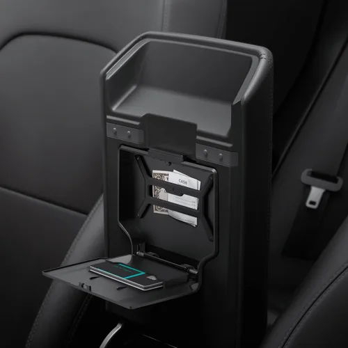 Vista 8 de Spigen Organizadores de consola y reposabrazos para Tesla Model Y Juniper